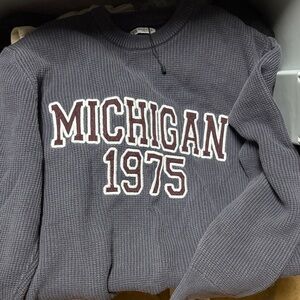 ZARA New (without tags) Michigan 1975 Gray Sweater cable knit